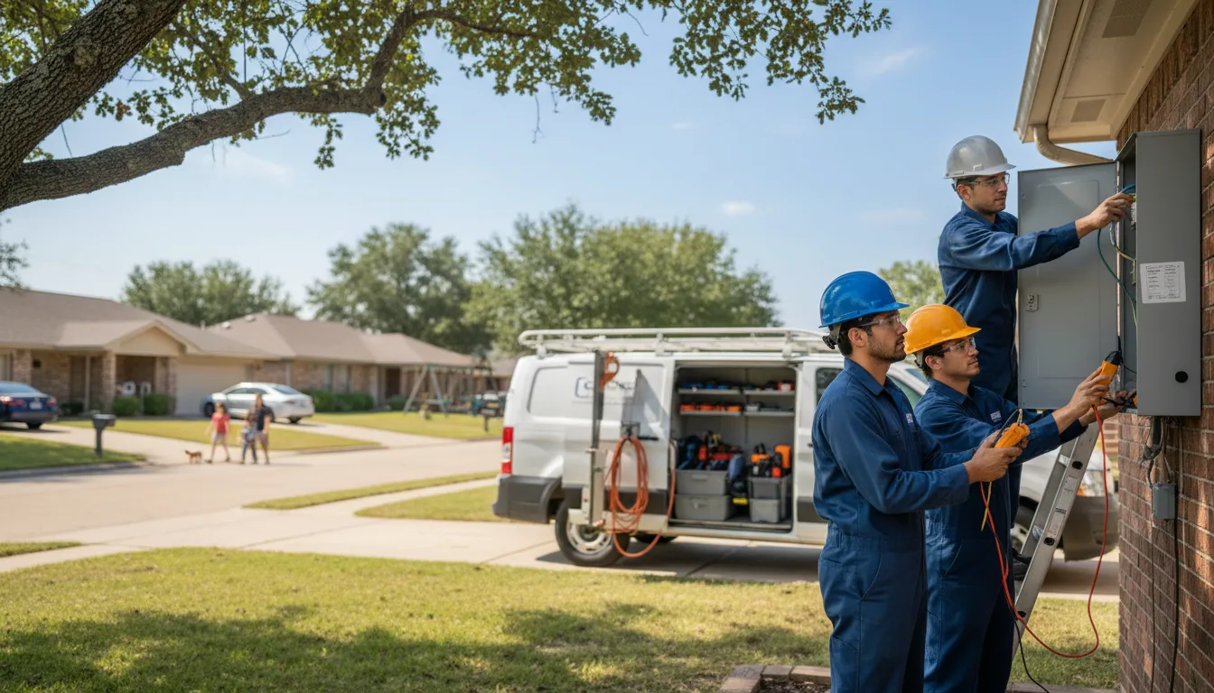 Certified electrician providing emergency electrical services in Washington, UT